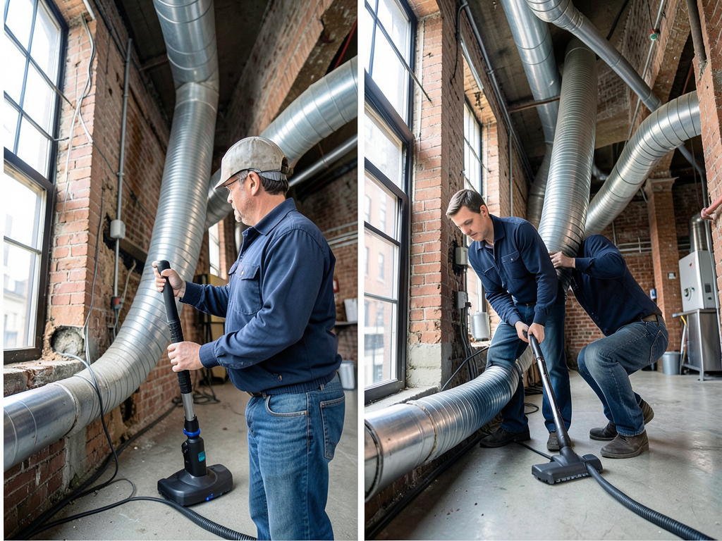 Keeping your industrial style exposed ductwork cle