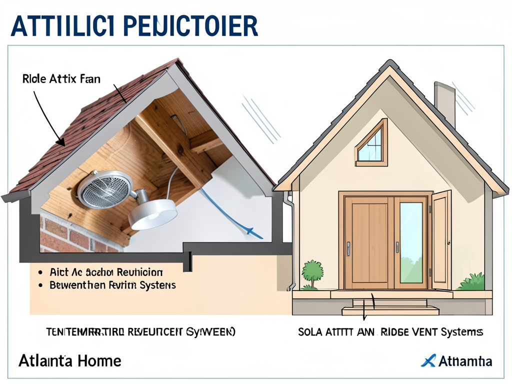 Solar Attic Fans vs Ridge Vents for Your North Decatur Home