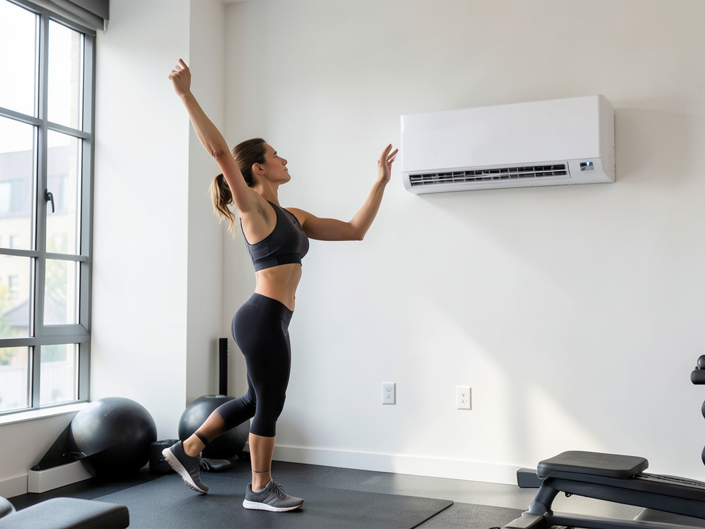 The best ways to cool a home gym or hobby room in